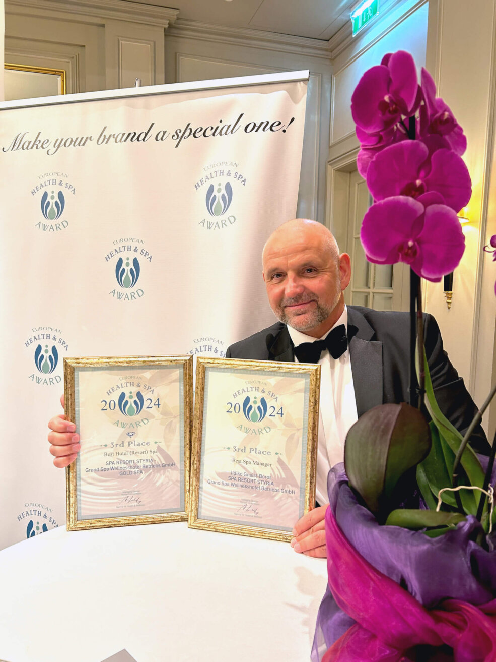 Thomas Gneist - Verleihung Health and Spa Award